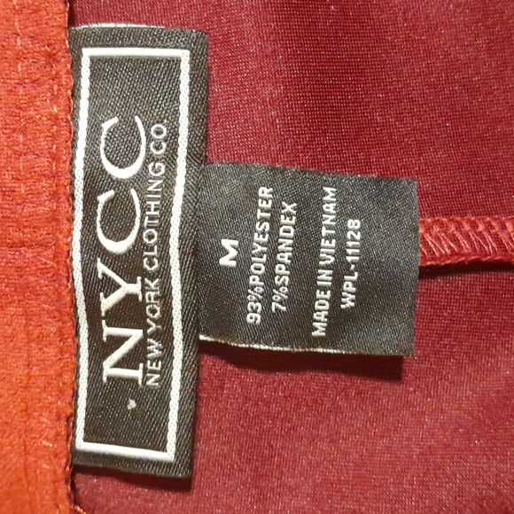 New York Clothing Company Red Stretch Pant - Picture 5 of 5